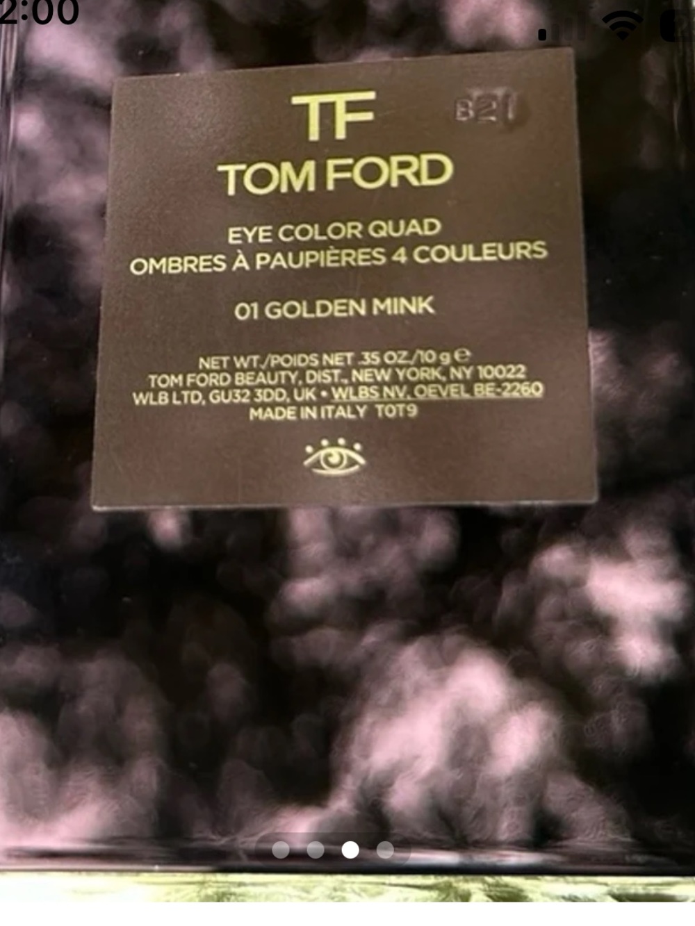 Tom Ford Eyeshadow Quad — GOLDEN MINK (BRAND NEW IN BOX) - Picture 4 of 4
